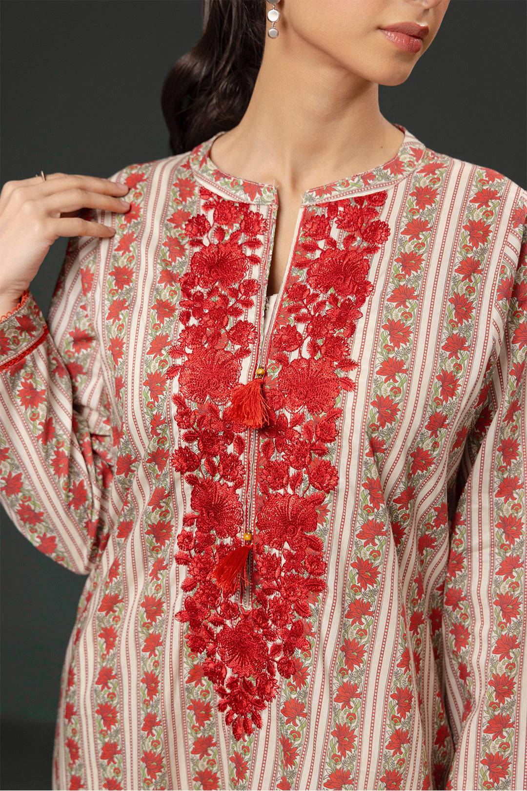 Zellbury | Summer Pret | Embroidered Kurta - 2864 by Maria Faisal - Registered Vendor of : Zellbury Women - type : Essential Pret - 100% original wedding dresses
