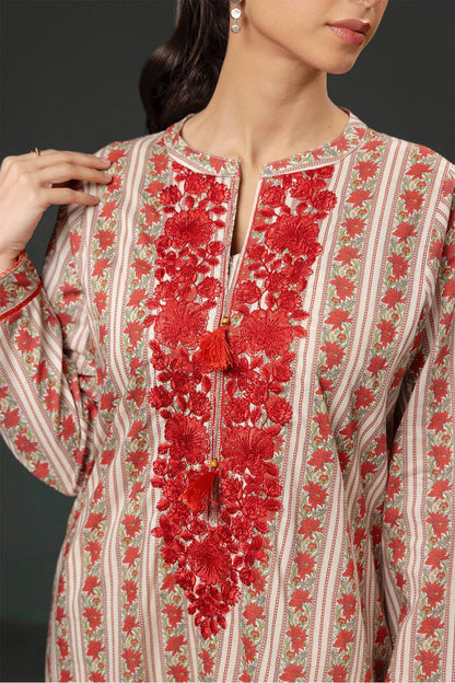 Zellbury | Summer Pret | Embroidered Kurta - 2864 by Maria Faisal - Registered Vendor of : Zellbury Women - type : Essential Pret - 100% original wedding dresses