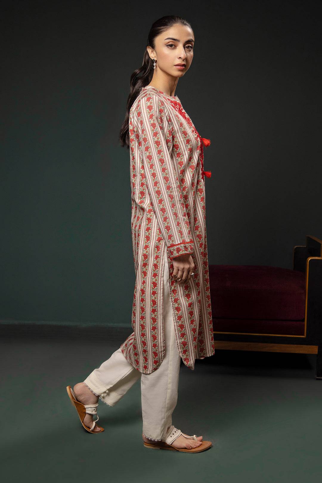 Zellbury | Summer Pret | Embroidered Kurta - 2864 by Maria Faisal - Registered Vendor of : Zellbury Women - type : Essential Pret - 100% original wedding dresses