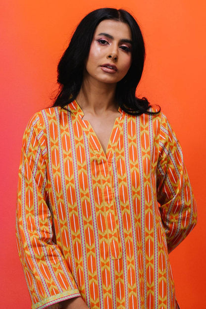 Zellbury | Summer Pret | Kurta - 2894 by Maria Faisal - Registered Vendor of : Zellbury Women - type : Essential Pret - 100% original wedding dresses
