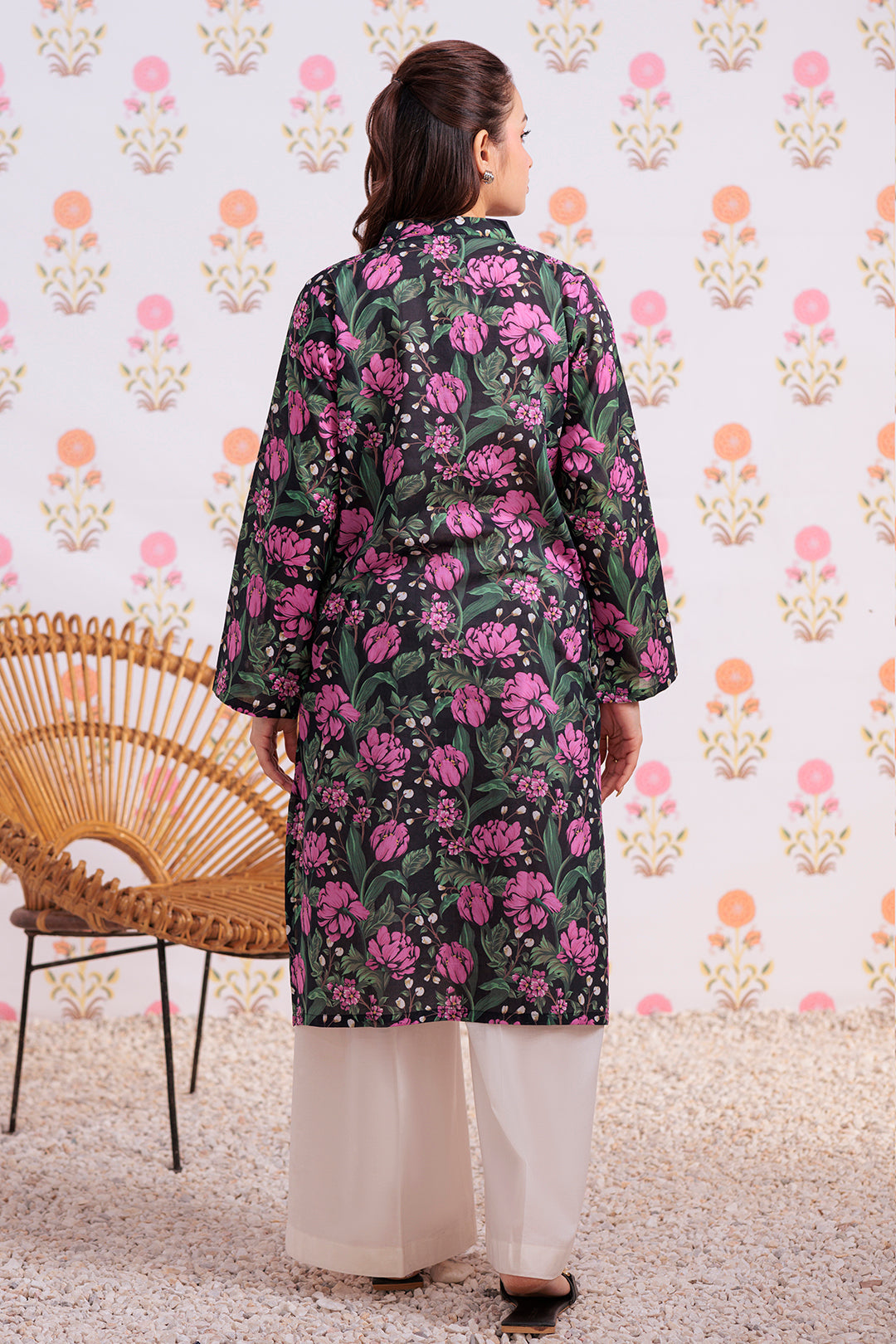 Zellbury | Winter Pret | Kurta - 3178 - Designer Dress with Intricate embroidery and embellishments. Shop elegent wedding dress at Maria Faisal.