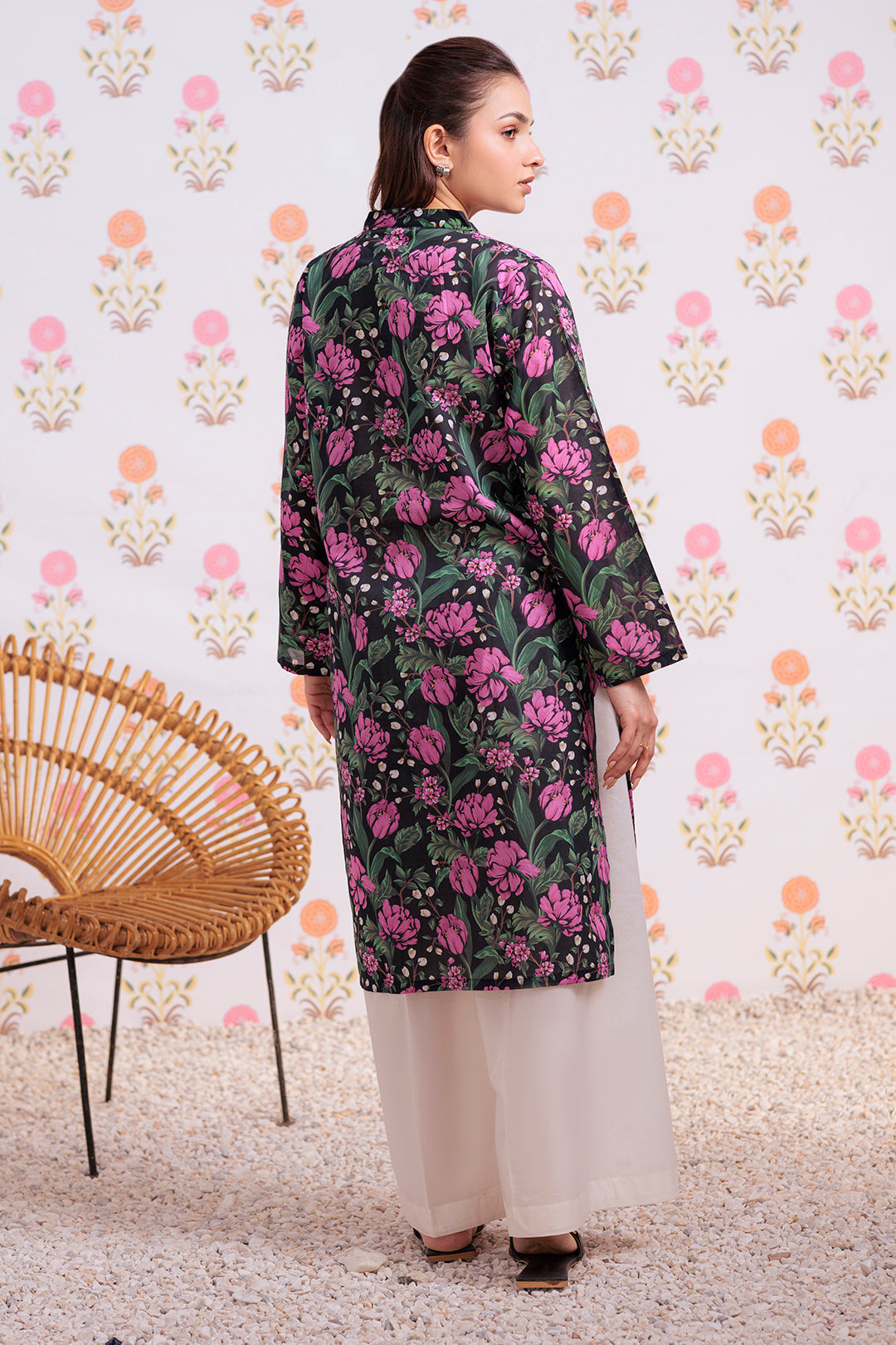 Zellbury | Winter Pret | Kurta - 3178 - Designer Dress with Intricate embroidery and embellishments. Shop elegent wedding dress at Maria Faisal.
