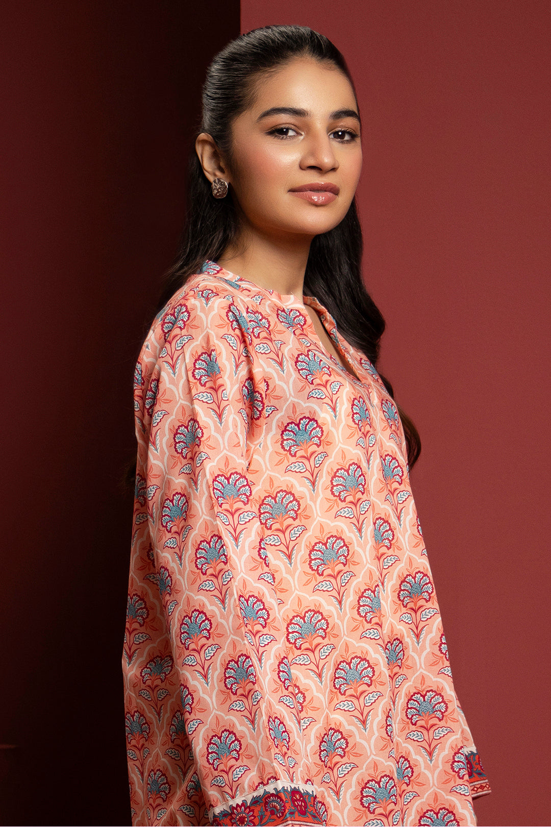 Zellbury | Winter Pret | Kurta - 3180 - Designer Dress with Intricate embroidery and embellishments. Shop elegent wedding dress at Maria Faisal.