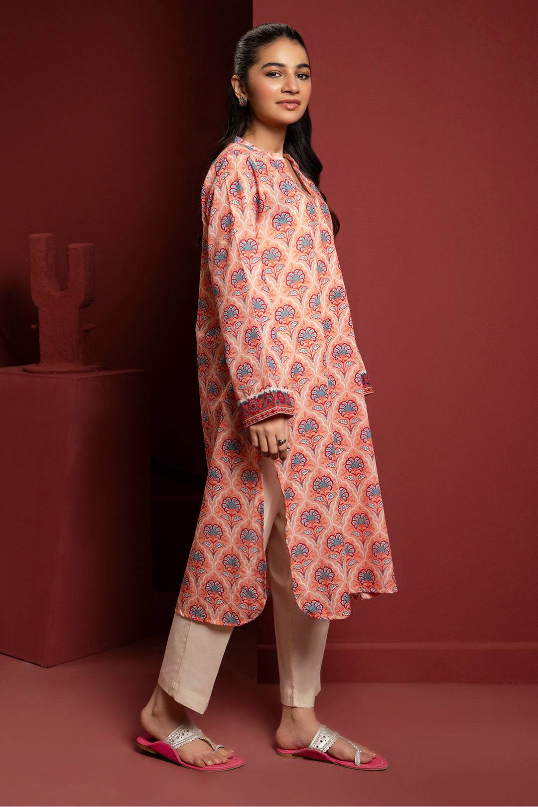 Zellbury | Winter Pret | Kurta - 3180 by Maria Faisal - Registered Vendor of : Zellbury Women - type : Essential Pret - 100% original wedding dresses