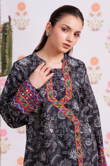 Zellbury | Winter Pret | Kurta - 3185 - Designer Dress with Intricate embroidery and embellishments. Shop elegent wedding dress at Maria Faisal.