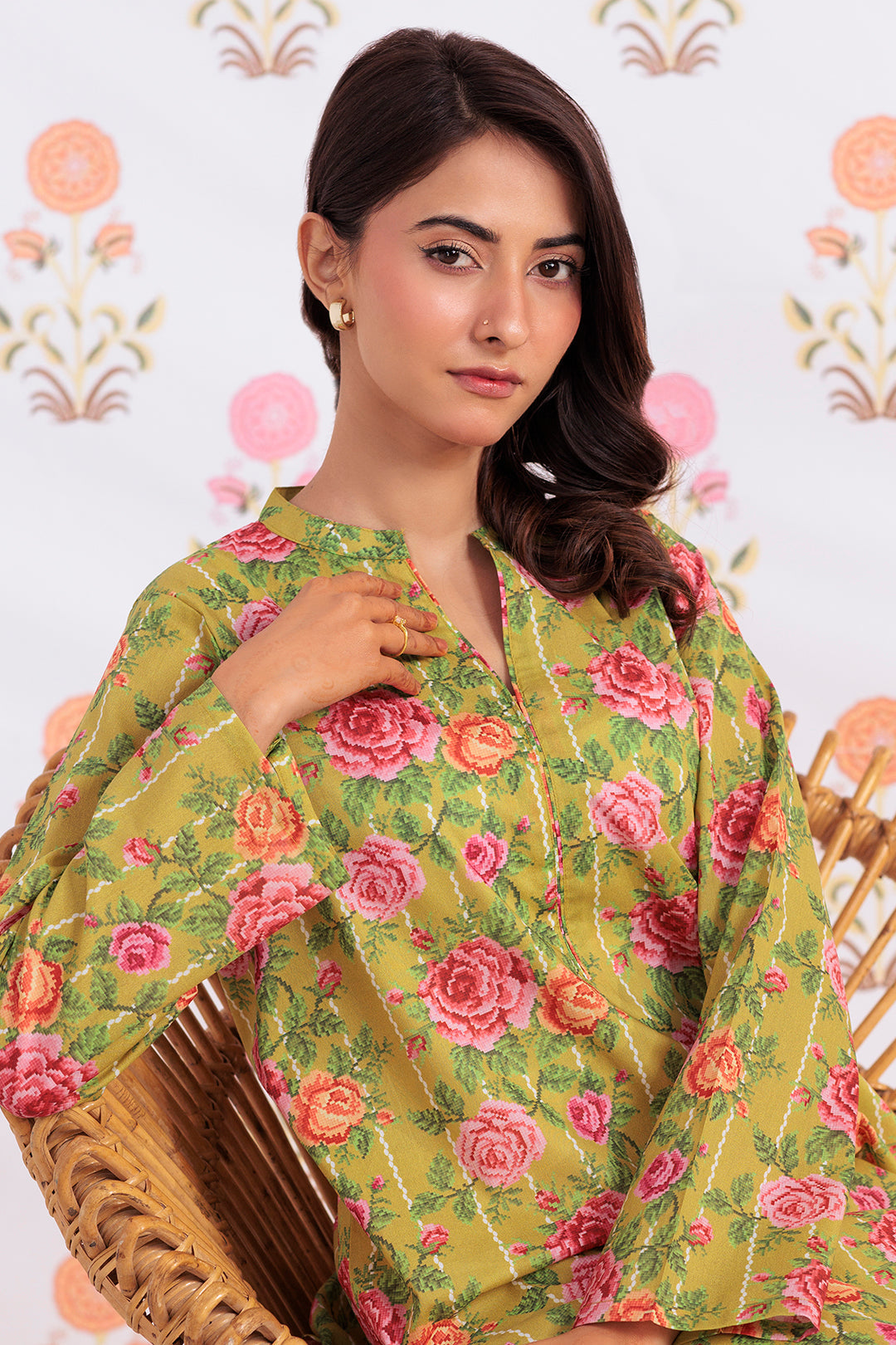 Zellbury | Winter Pret | Kurta - 3248 - Designer Dress with Intricate embroidery and embellishments. Shop elegent wedding dress at Maria Faisal.