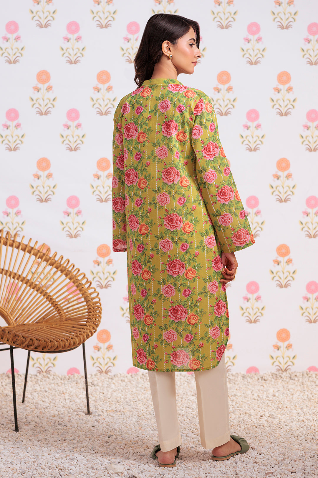 Zellbury | Winter Pret | Kurta - 3248 - Designer Dress with Intricate embroidery and embellishments. Shop elegent wedding dress at Maria Faisal.