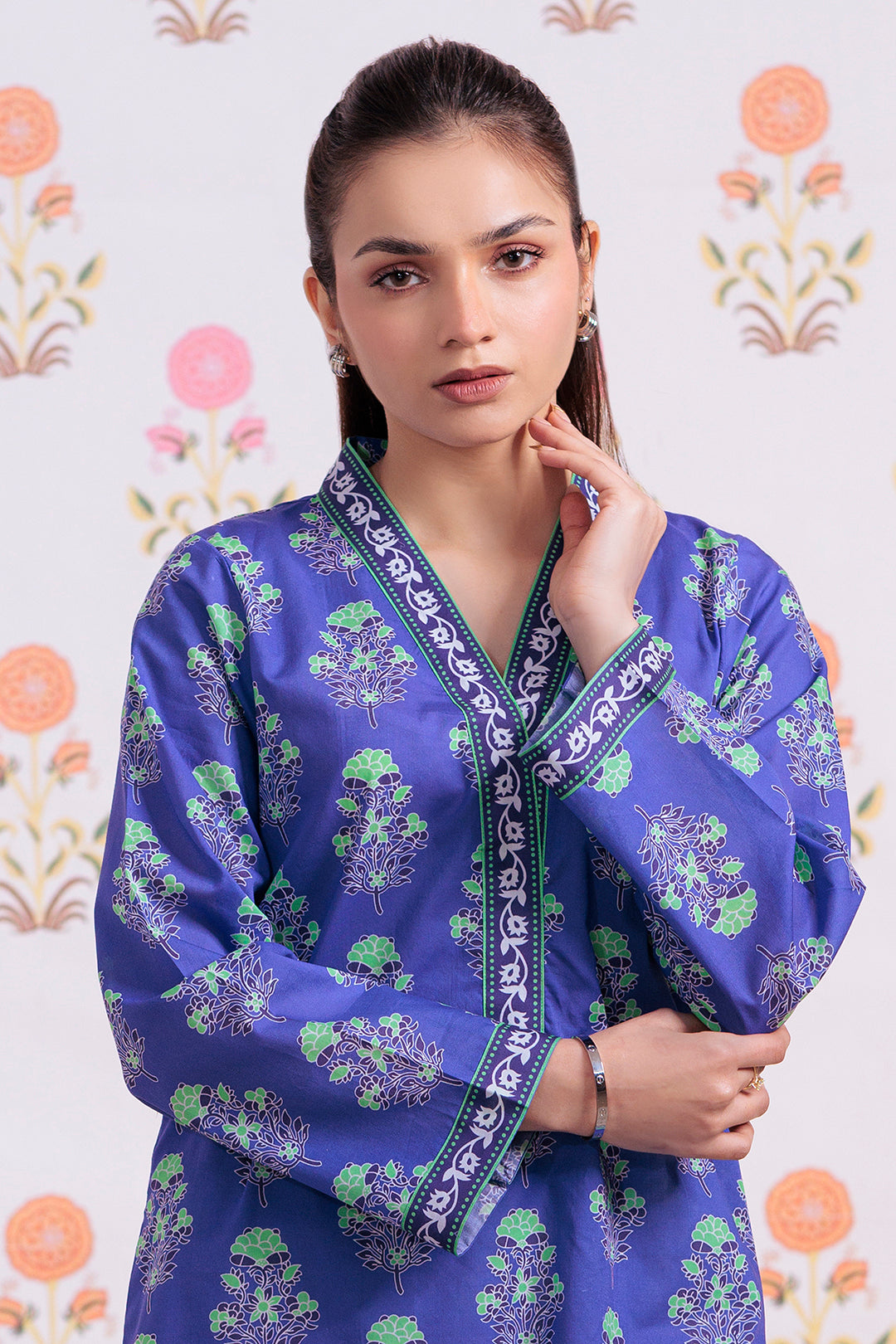 Zellbury | Winter Pret | Kurta - 3251 - Designer Dress with Intricate embroidery and embellishments. Shop elegent wedding dress at Maria Faisal.