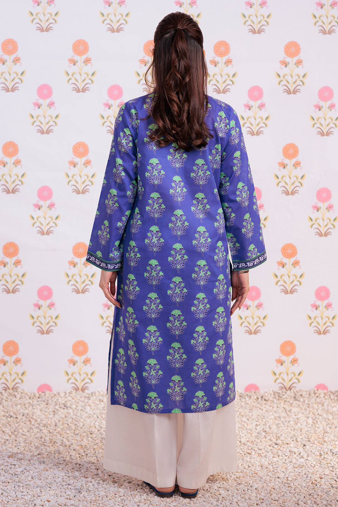 Zellbury | Winter Pret | Kurta - 3251 - Designer Dress with Intricate embroidery and embellishments. Shop elegent wedding dress at Maria Faisal.
