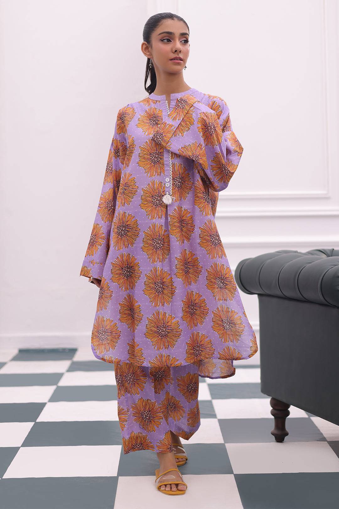 Zellbury | Summer Pret | Kurta Trouser - 2810 by Maria Faisal - Registered Vendor of : Zellbury Women - type : Essential Pret - 100% original wedding dresses