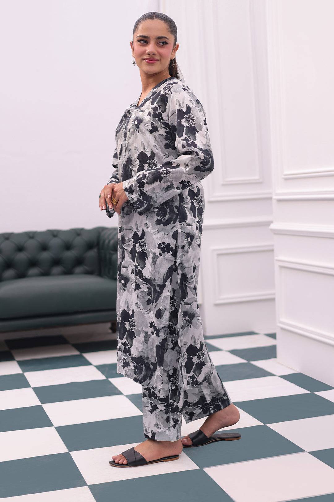 Zellbury | Summer Pret | Kurta Trouser - 2813 by Maria Faisal - Registered Vendor of : Zellbury Women - type : Essential Pret - 100% original wedding dresses