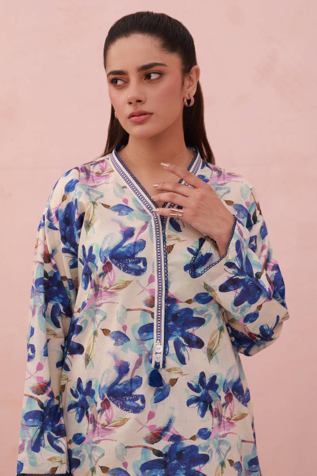 Zellbury | Summer Pret | Kurta Trouser - 2818 by Maria Faisal - Registered Vendor of : Zellbury Women - type : Essential Pret - 100% original wedding dresses