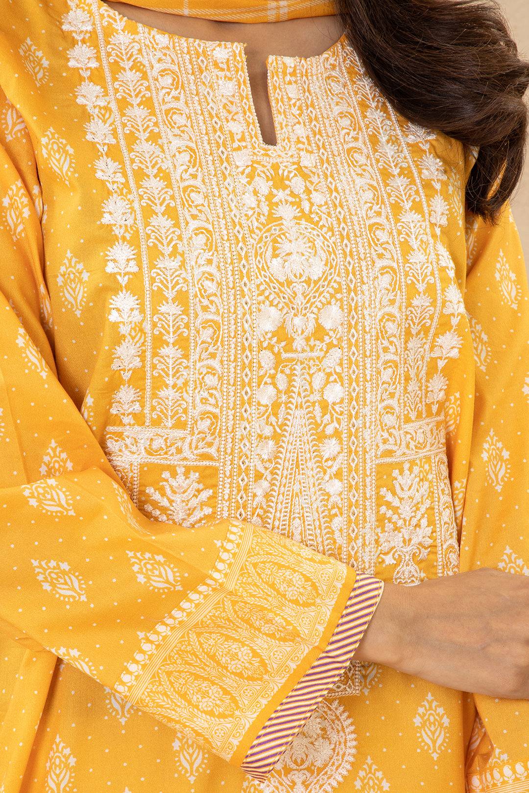 Zellbury | Summer Pret | Embroidered Kurta Dupatta - 2823 by Maria Faisal - Registered Vendor of : Zellbury Women - type : Essential Pret - 100% original wedding dresses