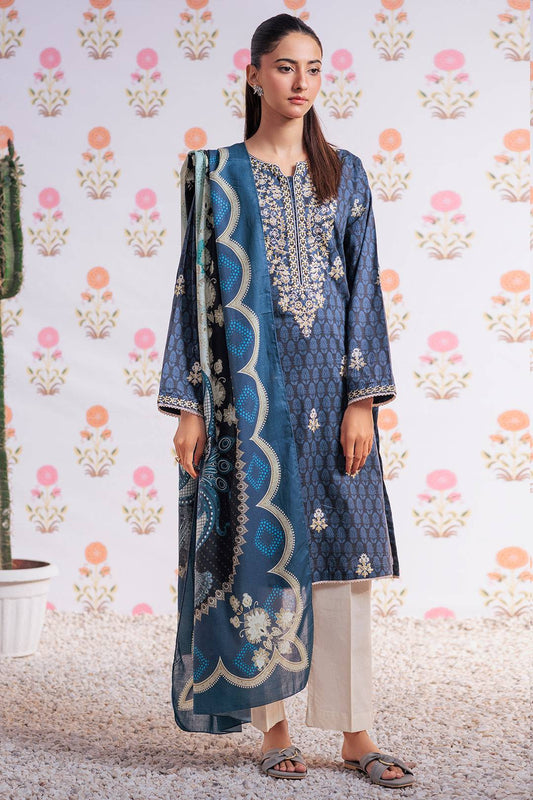 Zellbury | Summer Pret | Embroidered Kurta Dupatta - 2851 by Maria Faisal - Registered Vendor of : Zellbury Women - type : Essential Pret - 100% original wedding dresses