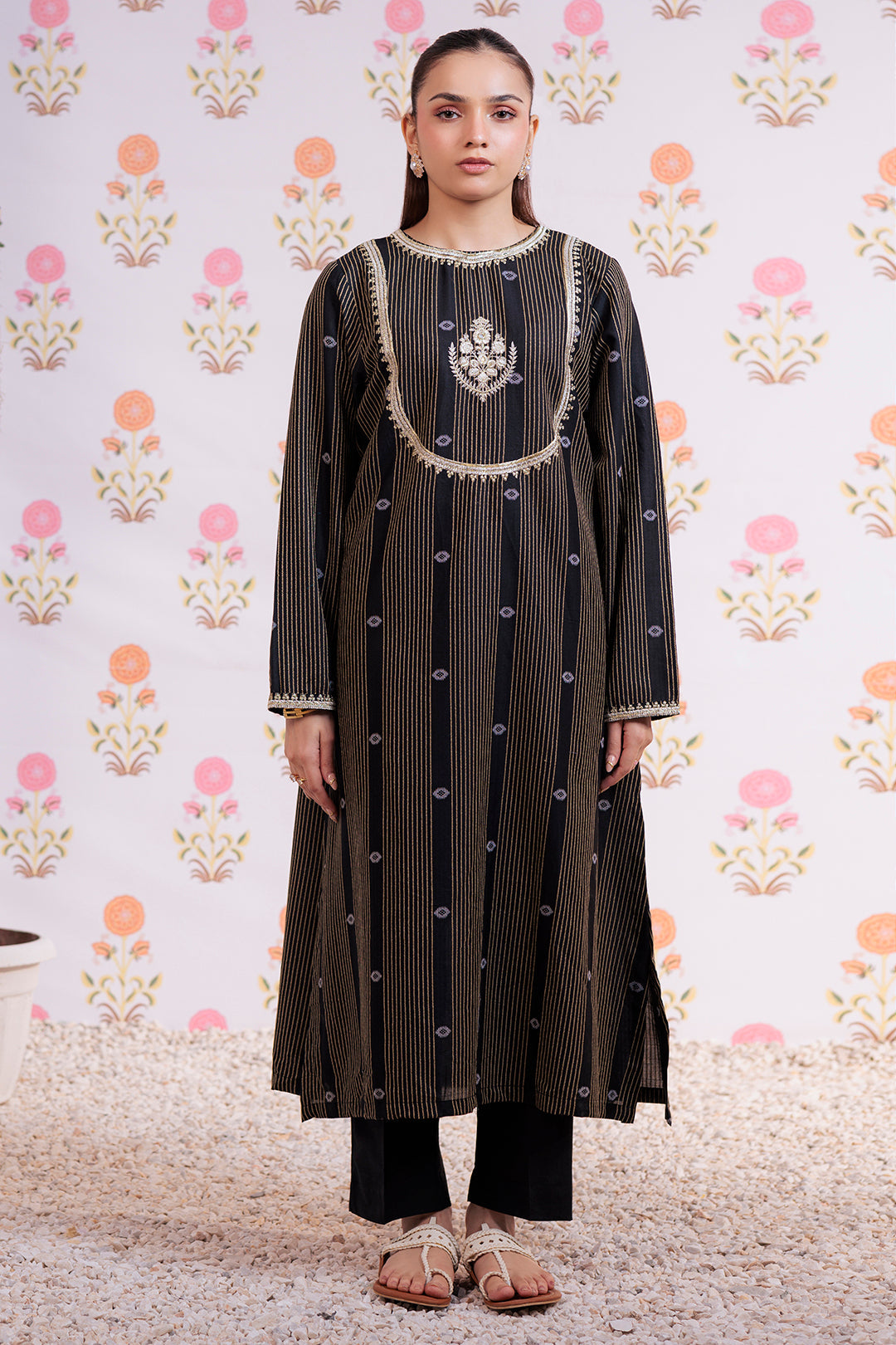 Zellbury | Summer Pret | Embroidered Kurta Trouser - 2855 by Maria Faisal - Registered Vendor of : Zellbury Women - type : Essential Pret - 100% original wedding dresses