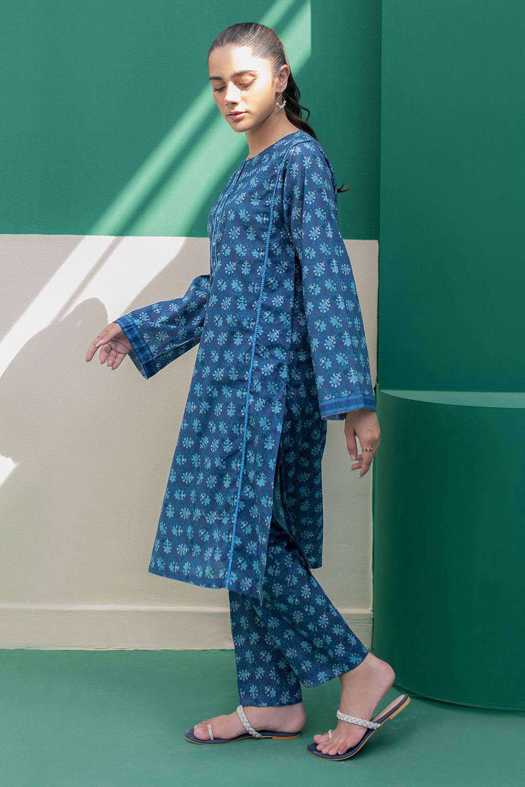 Zellbury | Summer Pret | Kurta Trouser - 2871 by Maria Faisal - Registered Vendor of : Zellbury Women - type : Essential Pret - 100% original wedding dresses