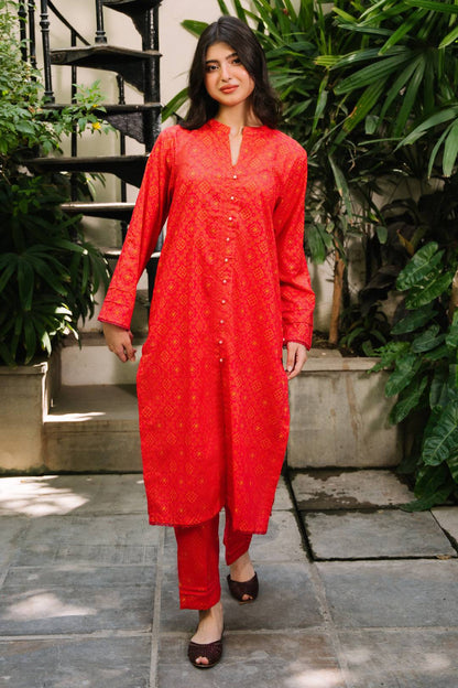 Zellbury | Summer Pret | Kurta Trouser - 2872 by Maria Faisal - Registered Vendor of : Zellbury Women - type : Essential Pret - 100% original wedding dresses