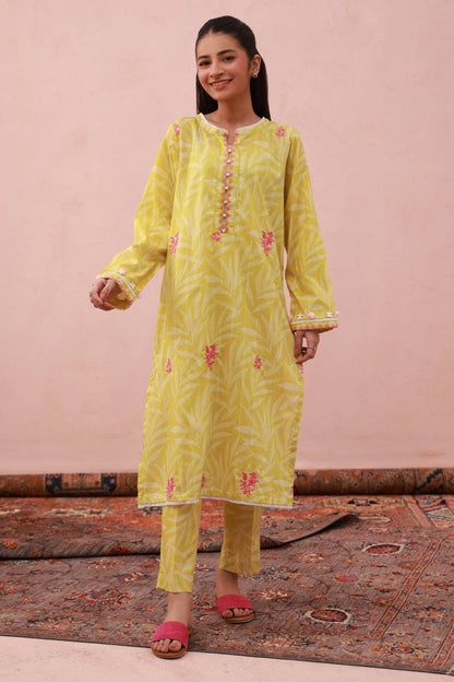 Zellbury | Summer Pret | Embroidered Kurta Trouser - 2882 by Maria Faisal - Registered Vendor of : Zellbury Women - type : Essential Pret - 100% original wedding dresses