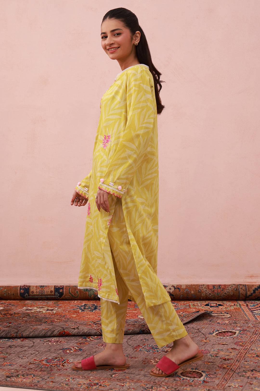 Zellbury | Summer Pret | Embroidered Kurta Trouser - 2882 by Maria Faisal - Registered Vendor of : Zellbury Women - type : Essential Pret - 100% original wedding dresses