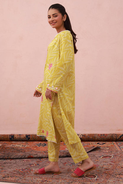 Zellbury | Summer Pret | Embroidered Kurta Trouser - 2882 by Maria Faisal - Registered Vendor of : Zellbury Women - type : Essential Pret - 100% original wedding dresses