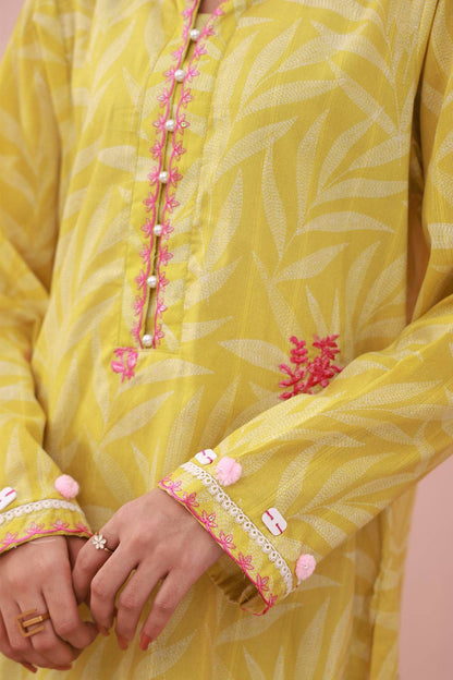 Zellbury | Summer Pret | Embroidered Kurta Trouser - 2882 by Maria Faisal - Registered Vendor of : Zellbury Women - type : Essential Pret - 100% original wedding dresses