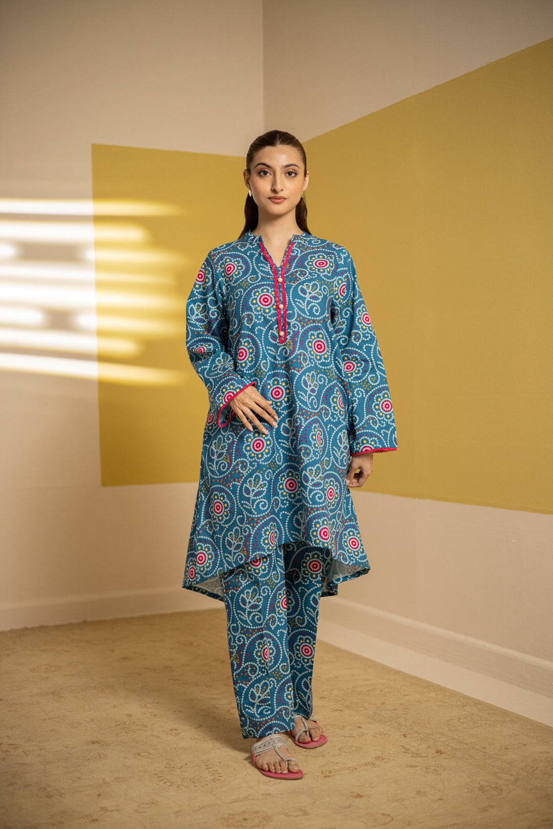 Zellbury | Summer Pret | Kurta Trouser - 3202 by Maria Faisal - Registered Vendor of : Zellbury Women - type : Essential Pret - 100% original wedding dresses