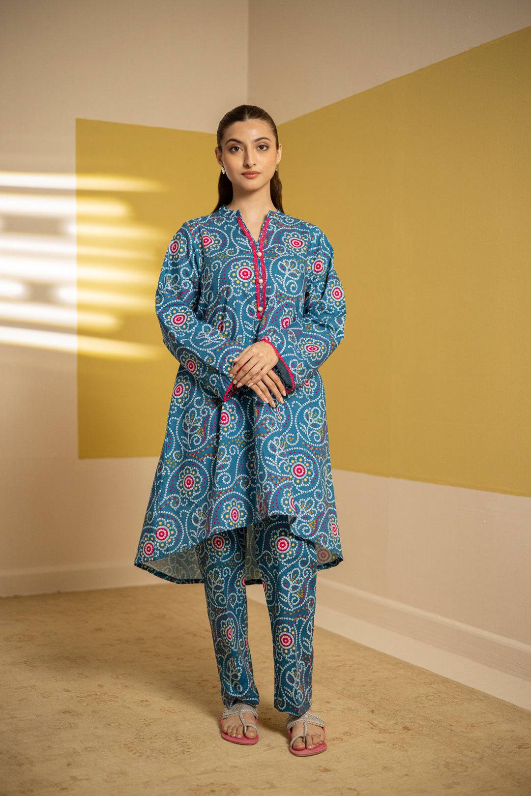 Zellbury | Summer Pret | Kurta Trouser - 3202 by Maria Faisal - Registered Vendor of : Zellbury Women - type : Essential Pret - 100% original wedding dresses
