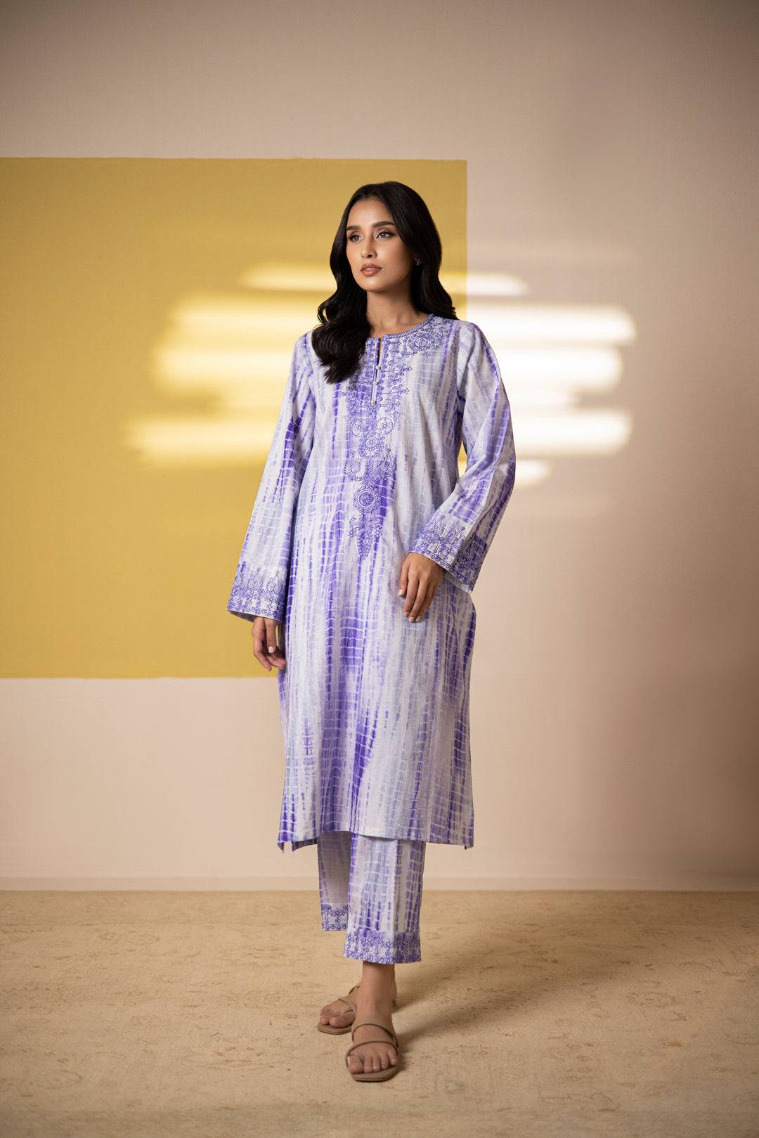 Zellbury | Summer Pret | Embroidered Kurta Trouser - 3217 by Maria Faisal - Registered Vendor of : Zellbury Women - type : Essential Pret - 100% original wedding dresses