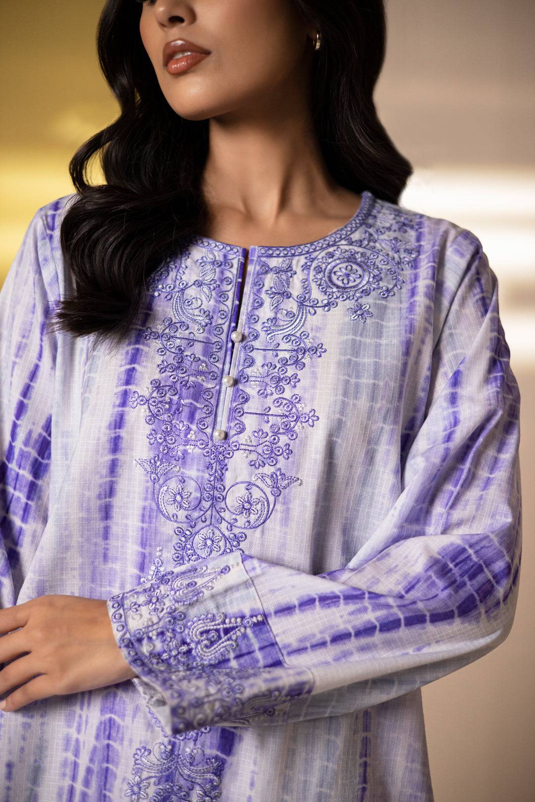 Zellbury | Summer Pret | Embroidered Kurta Trouser - 3217 by Maria Faisal - Registered Vendor of : Zellbury Women - type : Essential Pret - 100% original wedding dresses