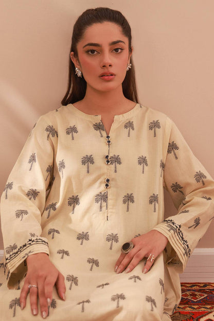 Zellbury | Summer Pret | Embroidered Kurta Trouser - 3321 by Maria Faisal - Registered Vendor of : Zellbury Women - type : Signature Pret - 100% original wedding dresses