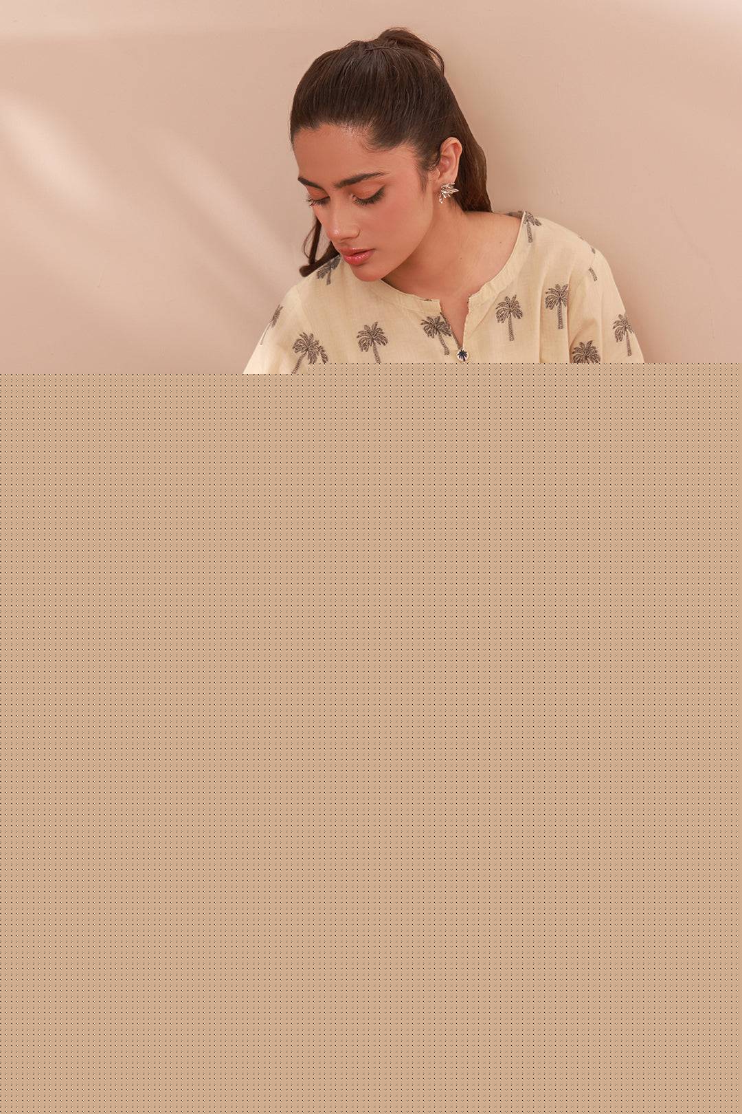 Zellbury | Summer Pret | Embroidered Kurta Trouser - 3321 by Maria Faisal - Registered Vendor of : Zellbury Women - type : Signature Pret - 100% original wedding dresses