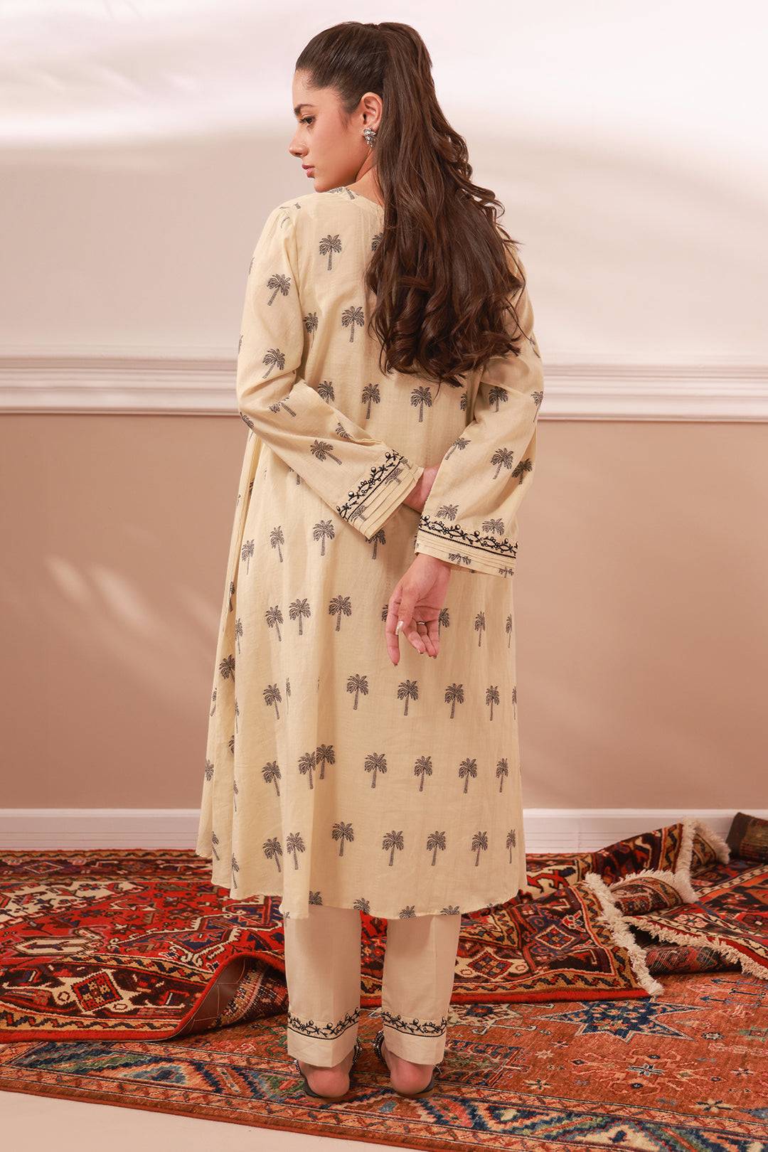 Zellbury | Summer Pret | Embroidered Kurta Trouser - 3321 by Maria Faisal - Registered Vendor of : Zellbury Women - type : Signature Pret - 100% original wedding dresses