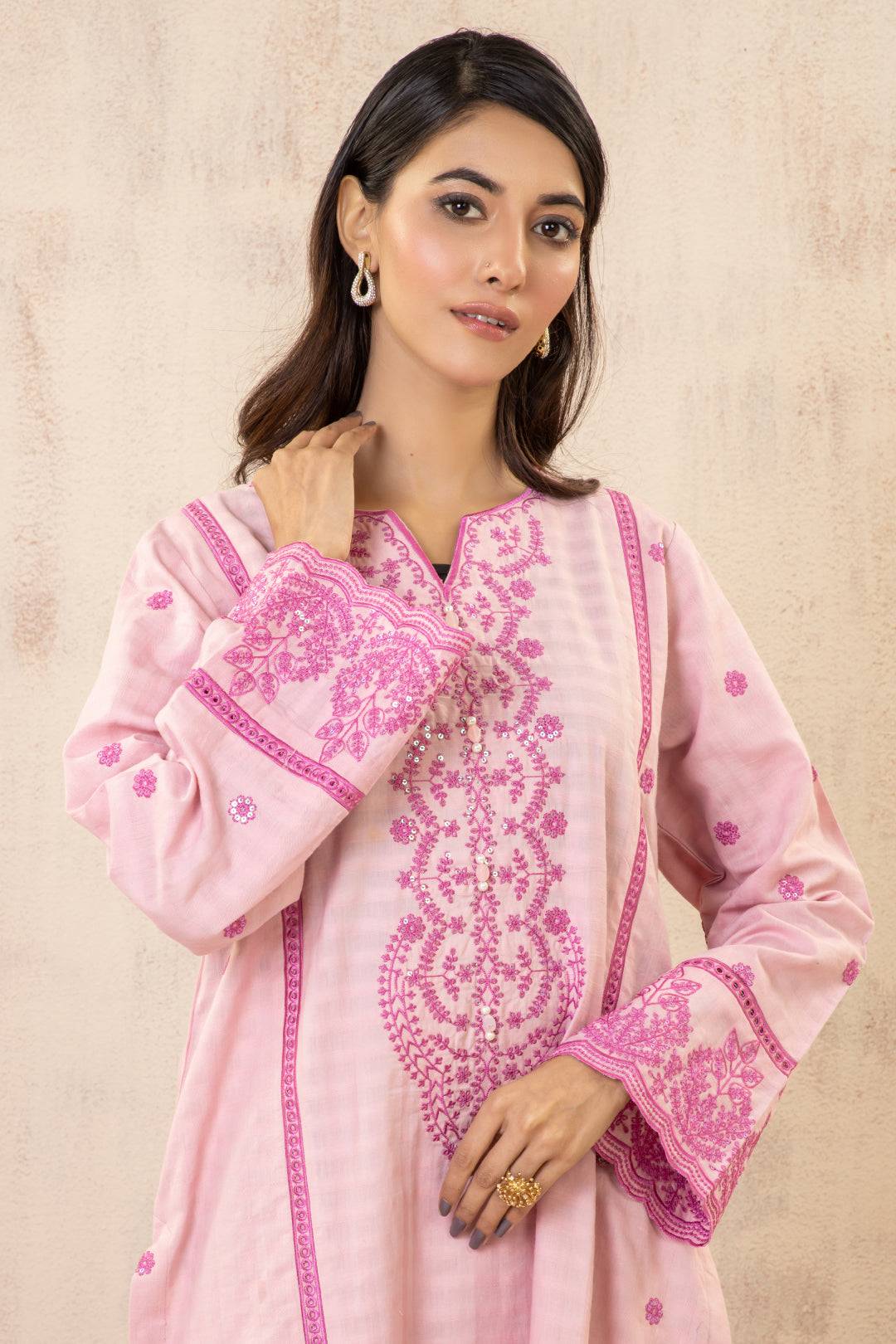 Zellbury | Summer Pret | Embroidered Kurta Trouser - 3331 by Maria Faisal - Registered Vendor of : Zellbury Women - type : Signature Pret - 100% original wedding dresses