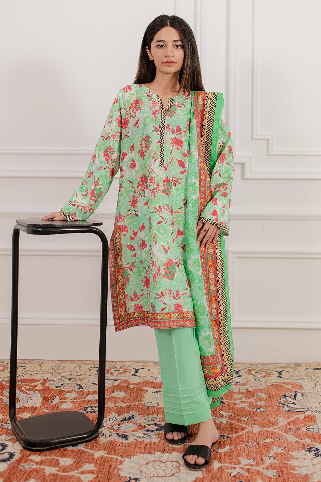 Zellbury | Summer Pret | Kurta Dupatta Trouser - 2829 by Maria Faisal - Registered Vendor of : Zellbury Women - type : Essential Pret - 100% original wedding dresses
