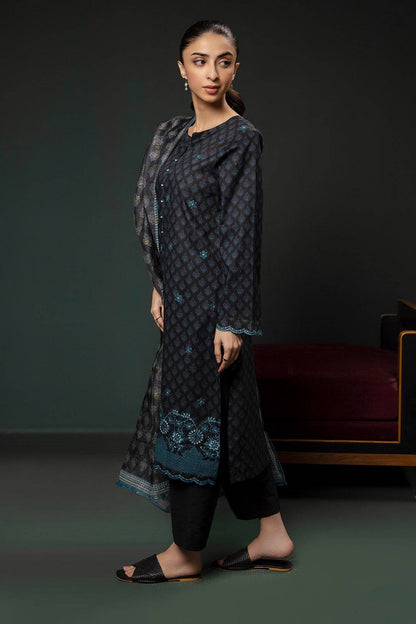Zellbury | Summer Pret | Embroidered Kurta Dupatta Trouser - 2835 by Maria Faisal - Registered Vendor of : Zellbury Women - type : Essential Pret - 100% original wedding dresses