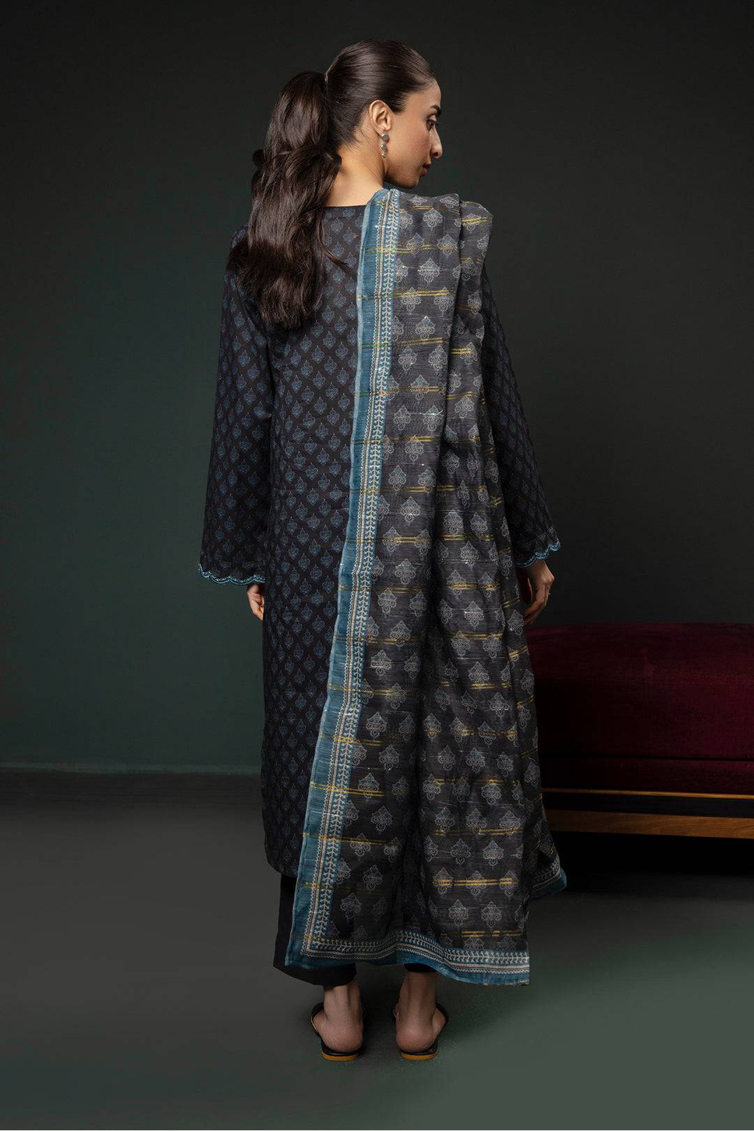 Zellbury | Summer Pret | Embroidered Kurta Dupatta Trouser - 2835 by Maria Faisal - Registered Vendor of : Zellbury Women - type : Essential Pret - 100% original wedding dresses