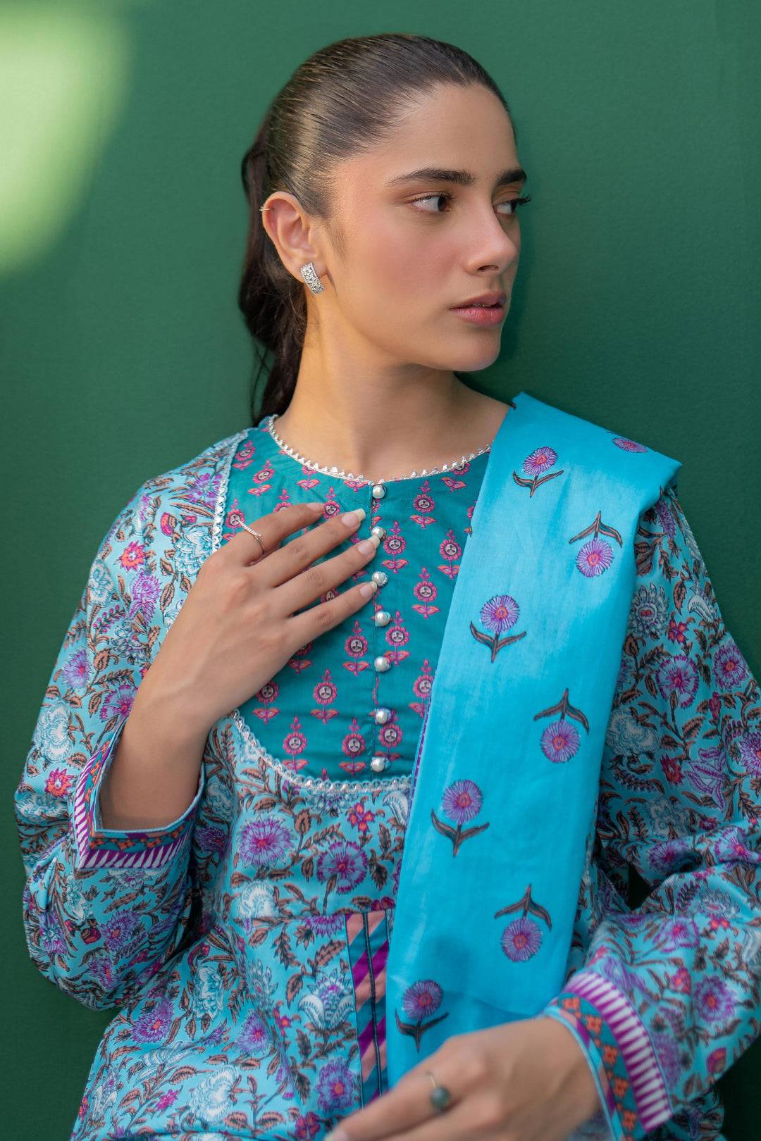 Zellbury | Summer Pret | Kurta Dupatta Trouser - 2856 by Maria Faisal - Registered Vendor of : Zellbury Women - type : Essential Pret - 100% original wedding dresses