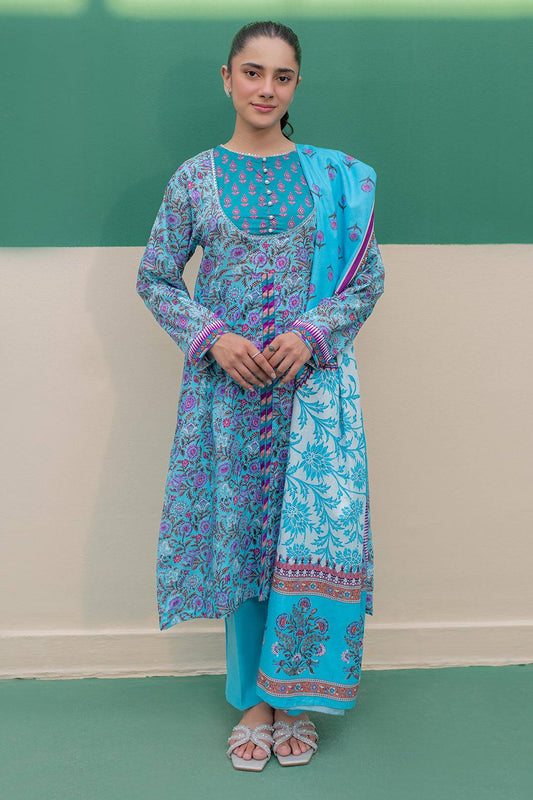 Zellbury | Summer Pret | Kurta Dupatta Trouser - 2856 by Maria Faisal - Registered Vendor of : Zellbury Women - type : Essential Pret - 100% original wedding dresses