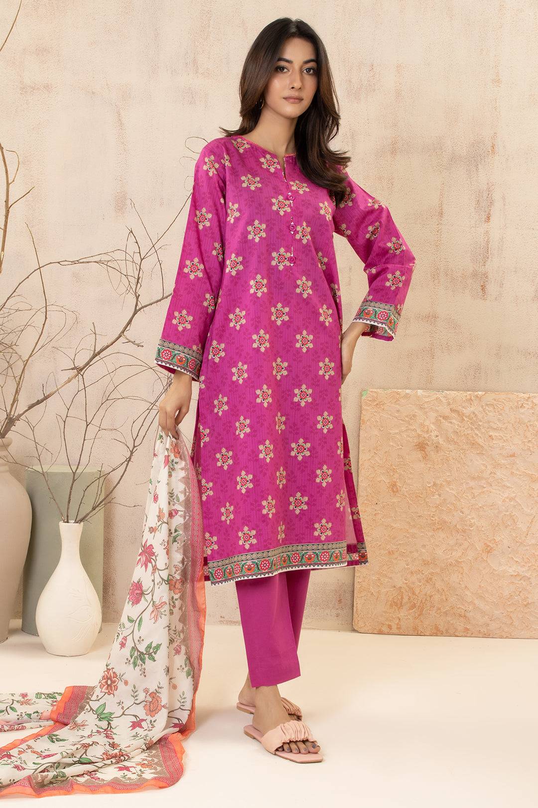 Zellbury | Summer Pret | Kurta Dupatta Trouser - 2858 by Maria Faisal - Registered Vendor of : Zellbury Women - type : Essential Pret - 100% original wedding dresses