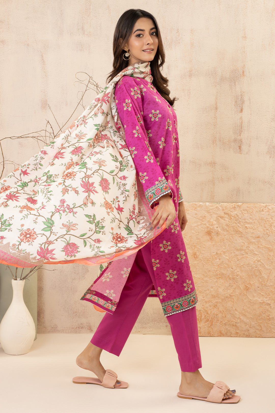 Zellbury | Summer Pret | Kurta Dupatta Trouser - 2858 by Maria Faisal - Registered Vendor of : Zellbury Women - type : Essential Pret - 100% original wedding dresses