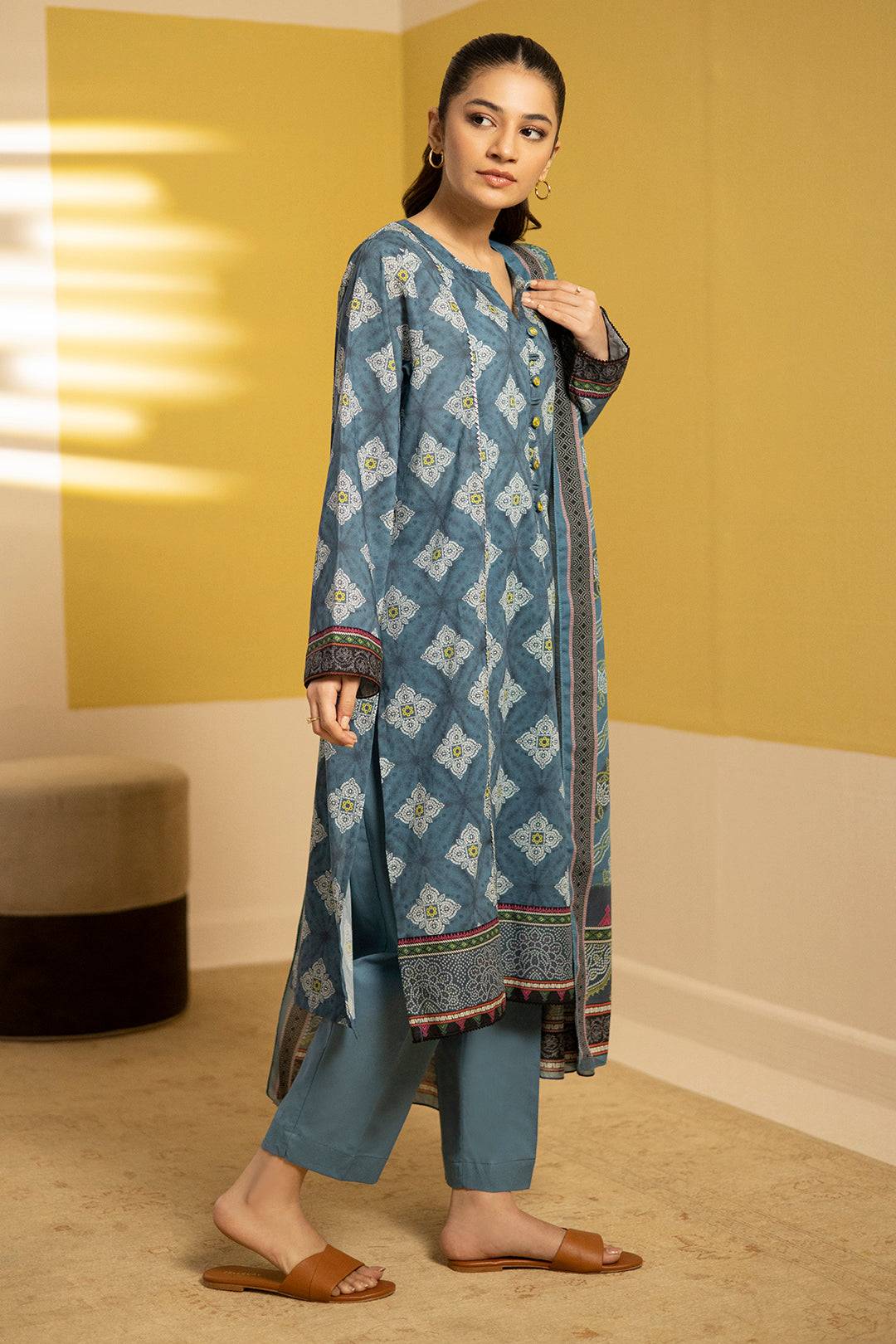 Zellbury | Summer Pret | Kurta Dupatta Trouser - 3244 by Maria Faisal - Registered Vendor of : Zellbury Women - type : Essential Pret - 100% original wedding dresses