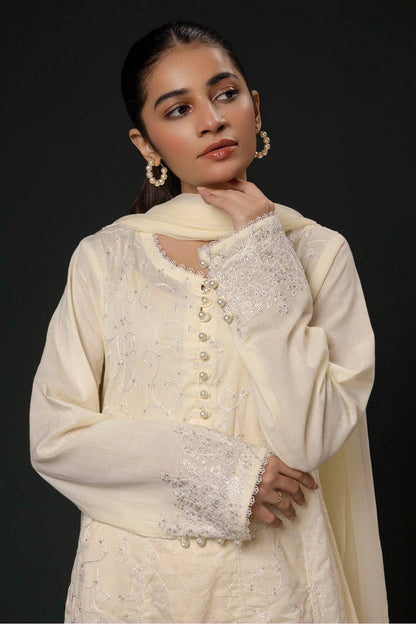 Zellbury | Summer Pret | Embroidered Kurta Dupatta Trouser - 3332 by Maria Faisal - Registered Vendor of : Zellbury Women - type : Signature Pret - 100% original wedding dresses