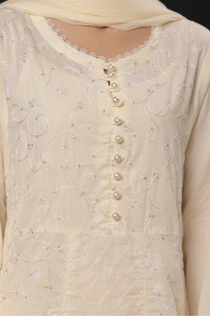 Zellbury | Summer Pret | Embroidered Kurta Dupatta Trouser - 3332 by Maria Faisal - Registered Vendor of : Zellbury Women - type : Signature Pret - 100% original wedding dresses