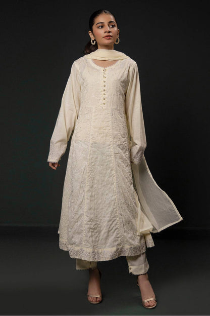 Zellbury | Summer Pret | Embroidered Kurta Dupatta Trouser - 3332 by Maria Faisal - Registered Vendor of : Zellbury Women - type : Signature Pret - 100% original wedding dresses