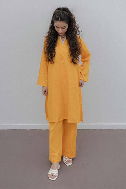 Zellbury | Summer Pret | Embroidered Kurta Trouser - 0923 by Maria Faisal - Registered Vendor of : Zellbury Women - type : Essential Pret - 100% original wedding dresses