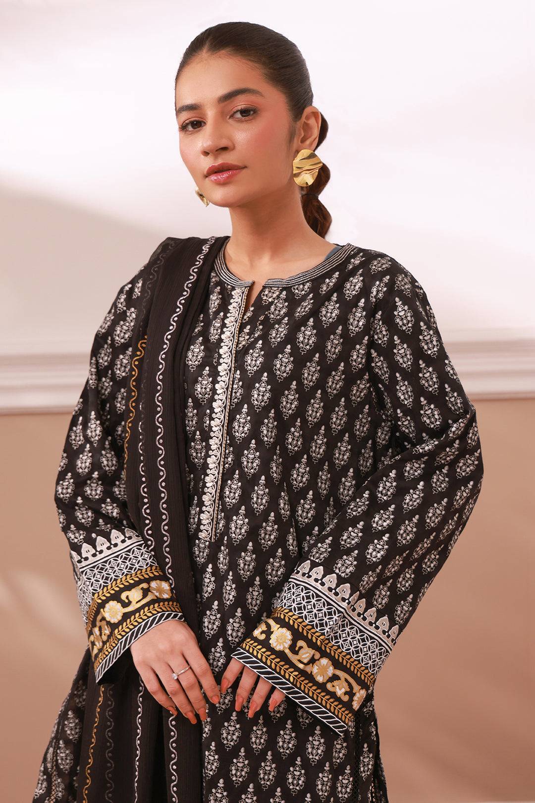 Zellbury | Summer Pret | Embroidered Kurta Dupatta - 0973 by Maria Faisal - Registered Vendor of : Zellbury Women - type : Signature Pret - 100% original wedding dresses