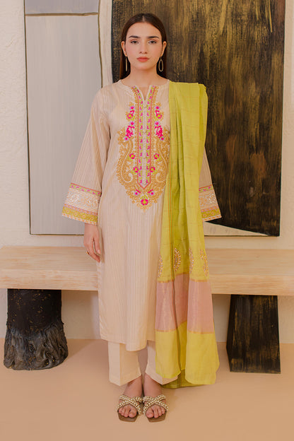 Zellbury | Summer Pret | Embroidered Kurta Dupatta - 1094 by Maria Faisal - Registered Vendor of : Zellbury Women - type : Signature Pret - 100% original wedding dresses