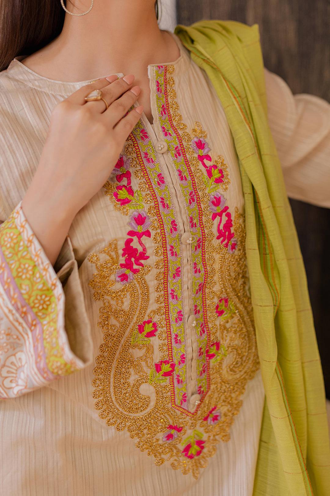 Zellbury | Summer Pret | Embroidered Kurta Dupatta - 1094 by Maria Faisal - Registered Vendor of : Zellbury Women - type : Signature Pret - 100% original wedding dresses