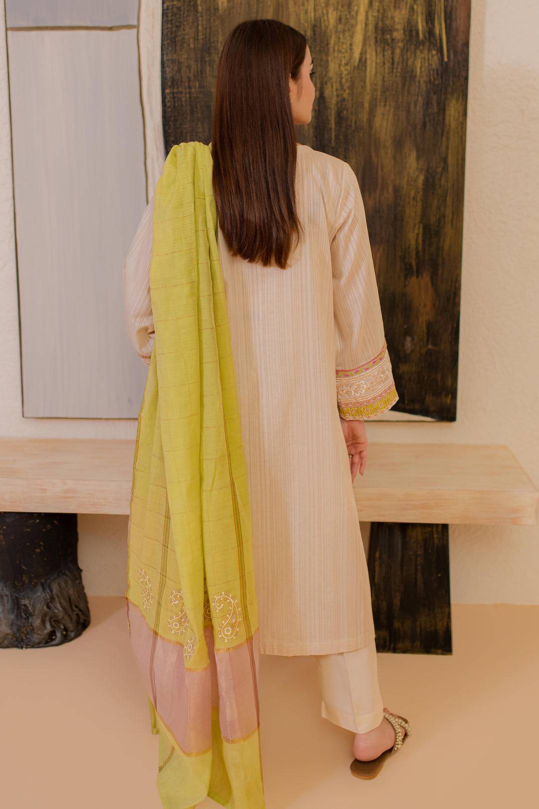 Zellbury | Summer Pret | Embroidered Kurta Dupatta - 1094 by Maria Faisal - Registered Vendor of : Zellbury Women - type : Signature Pret - 100% original wedding dresses