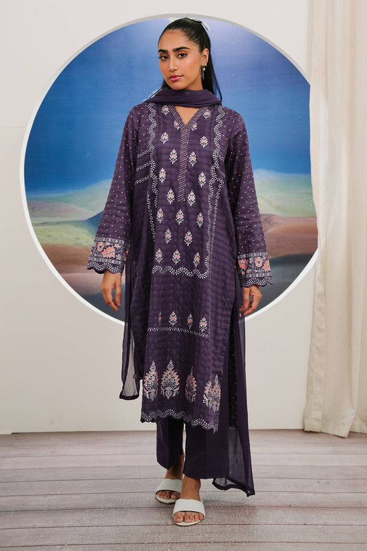 Zellbury | Summer Pret | Kurta Dupatta Trouser - 1102 by Maria Faisal - Registered Vendor of : Zellbury Women - type : Signature Pret - 100% original wedding dresses